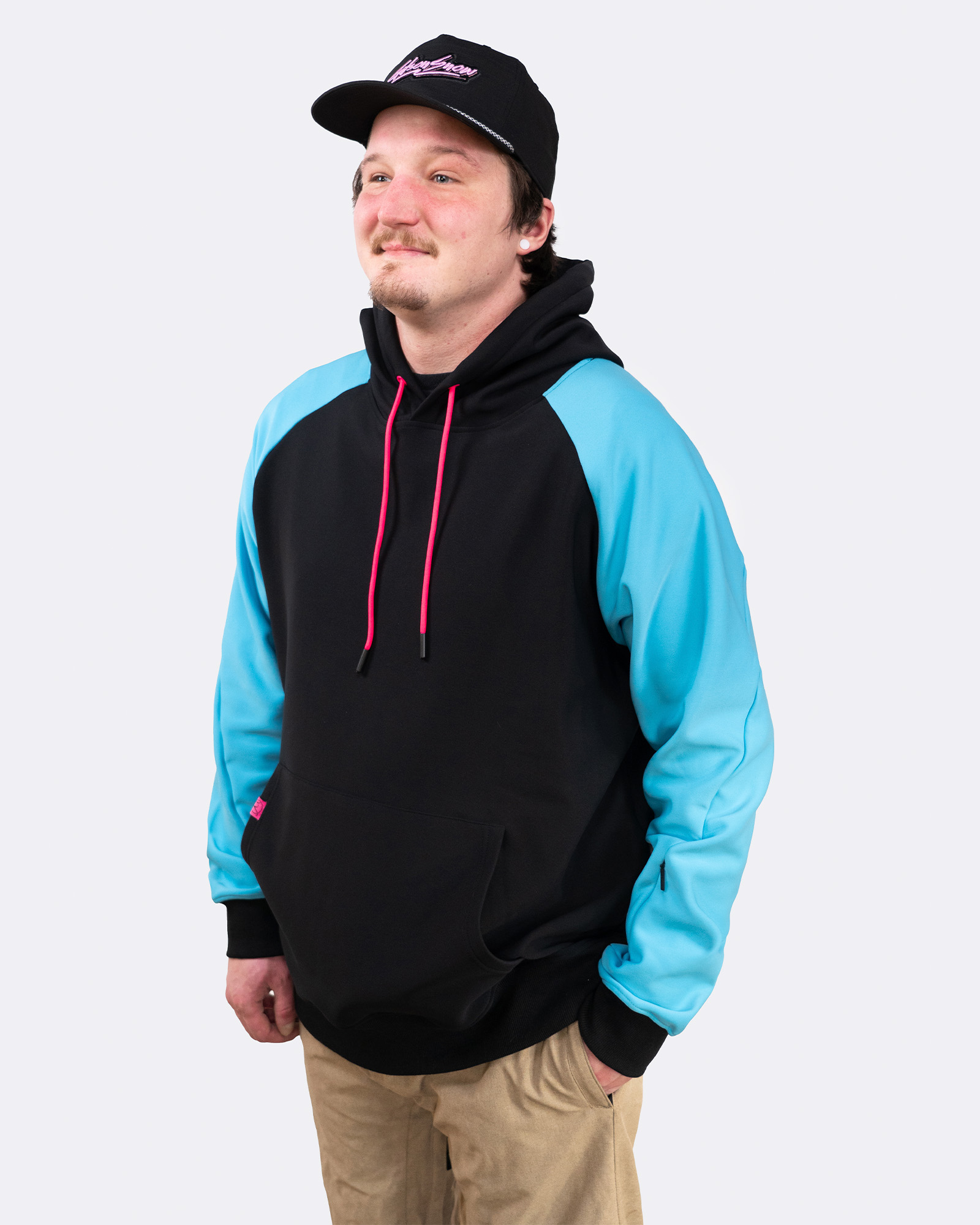 Technical Pullover 
With Stash graphics